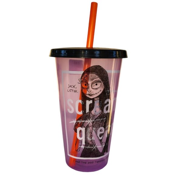 Zak Disney Nightmare Before Christmas Travel Tumbler Cups with straws GITD 25oz - Picture 5 of 6